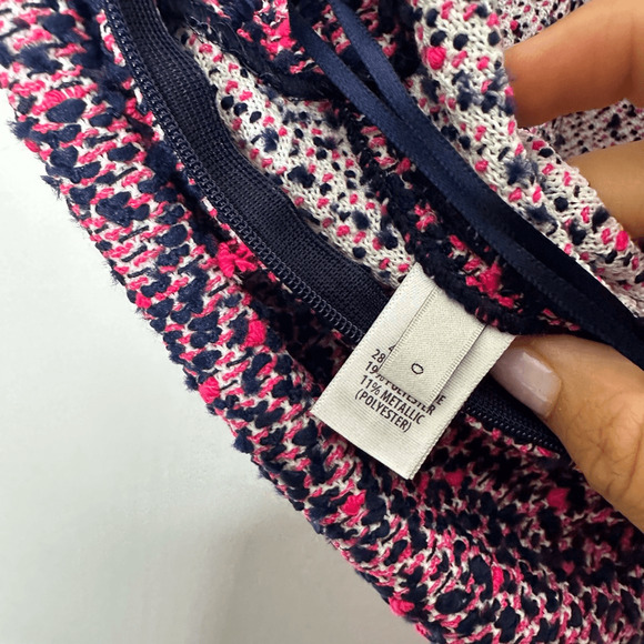 St. John Pink and Black Mini Dress like new - Picture 7 of 8